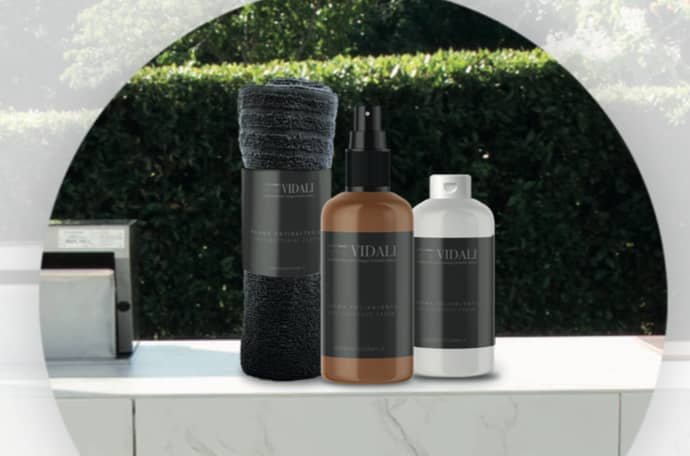Top cleaning for your outdoor kitchen with our cleaner kit